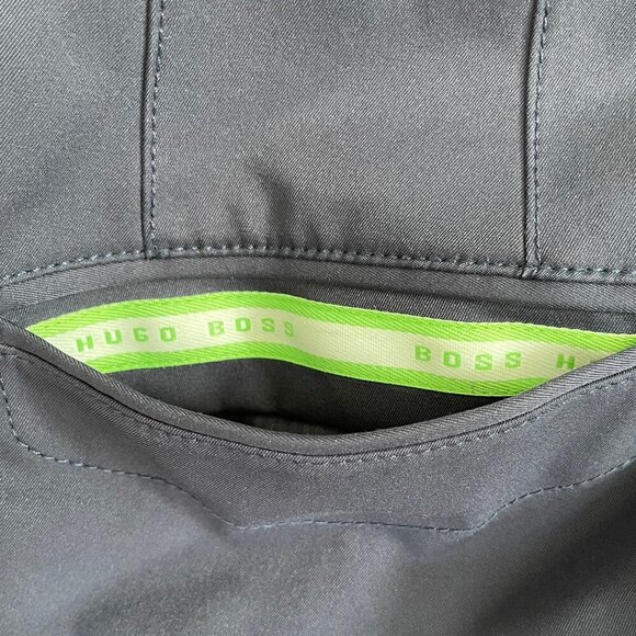 Hugo Boss Hakan5 Slim Fit Green Label 100% Poly Activewear Pants Navy Sz 36R - Picture 13 of 15